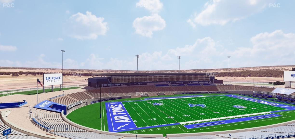 Falcon Stadium - Section U 11 Seat View