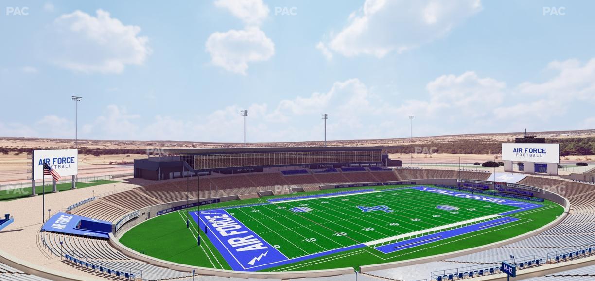 Falcon Stadium - Section U 12 Seat View