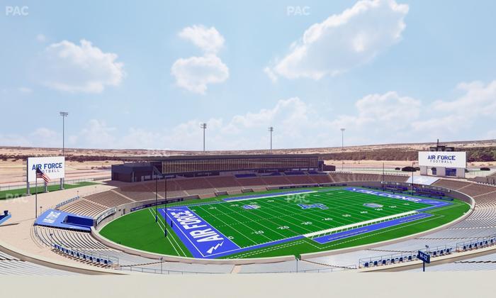 Falcon Stadium - Section U 12 Seat View
