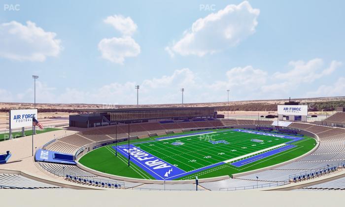 Falcon Stadium - Section U 13 Seat View