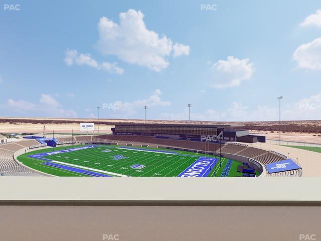 Falcon Stadium - Section U 2 Seat View