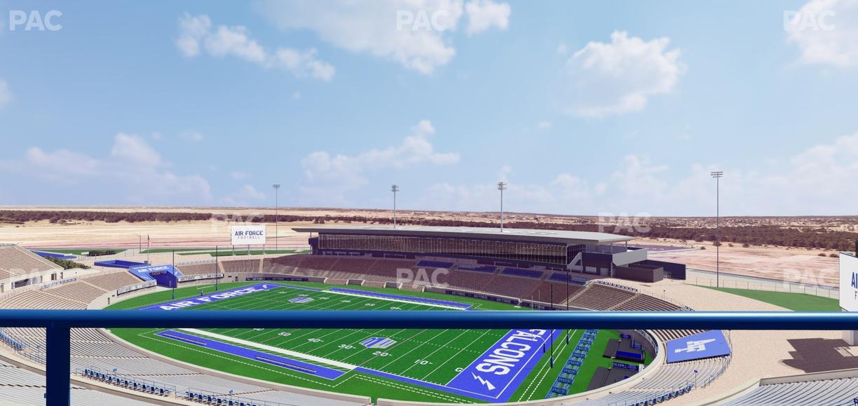 Falcon Stadium - Section U 2 Seat View