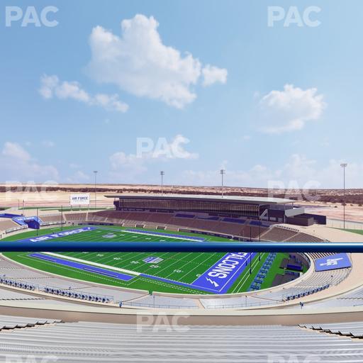 Falcon Stadium - Section U 2 Seat View