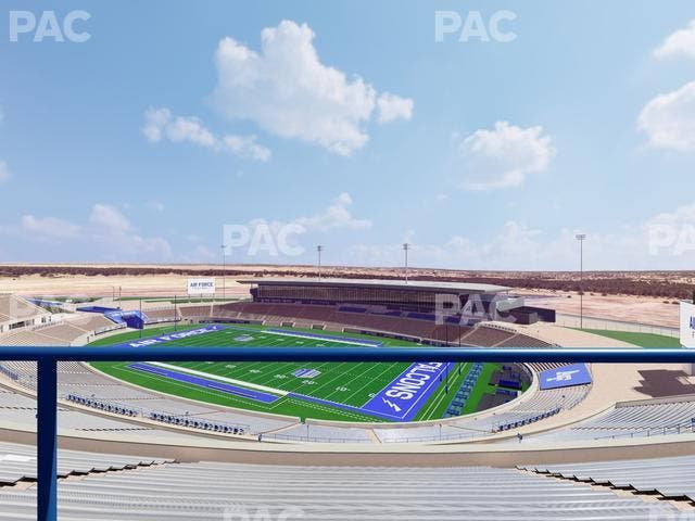 Falcon Stadium - Section U 2 Seat View