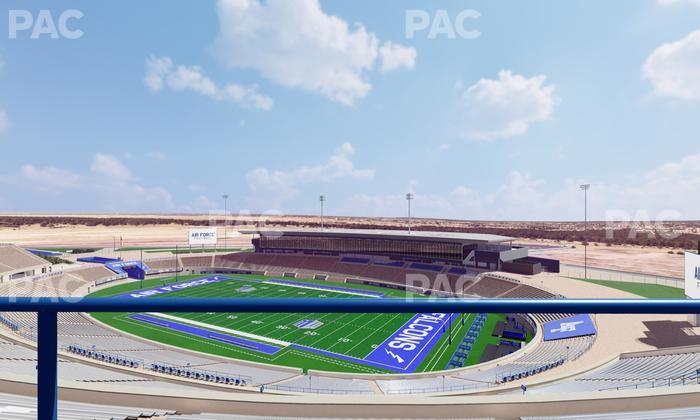 Falcon Stadium - Section U 2 Seat View