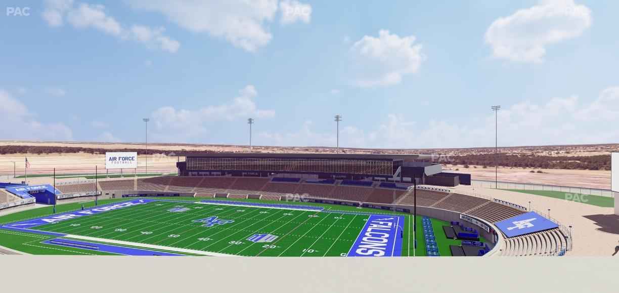 Falcon Stadium - Section U 3 Seat View