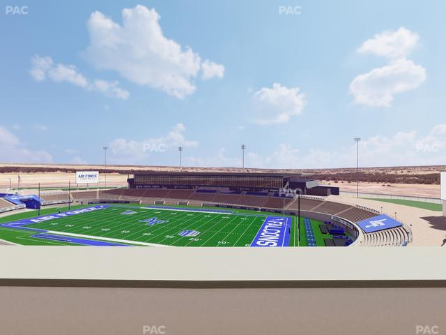 Falcon Stadium - Section U 3 Seat View