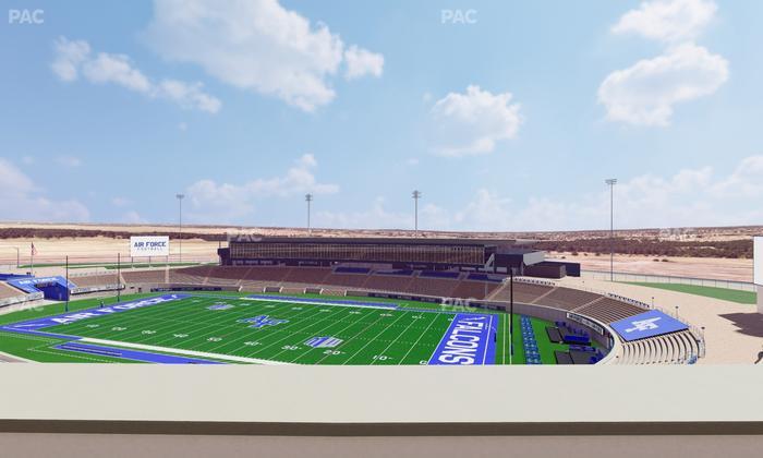 Falcon Stadium - Section U 3 Seat View