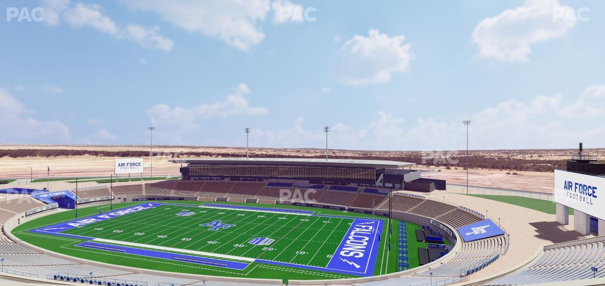 Falcon Stadium - Section U 3 Seat View