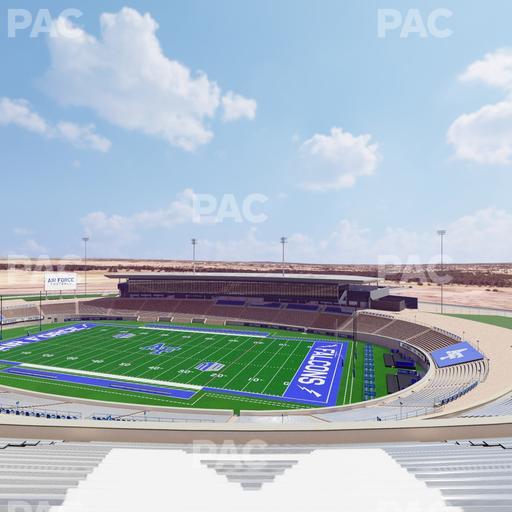 Falcon Stadium - Section U 3 Seat View