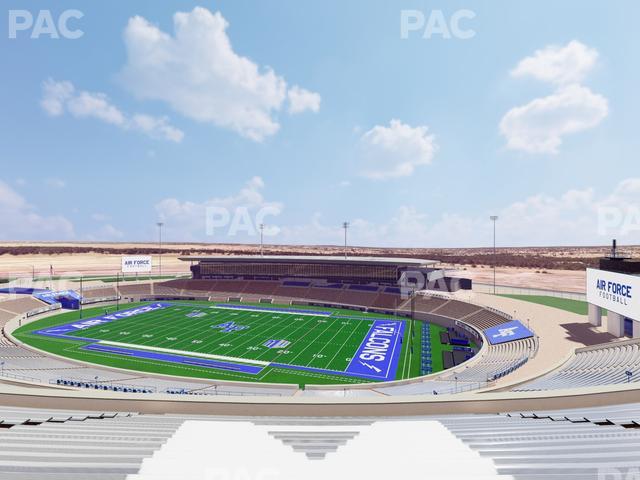 Falcon Stadium - Section U 3 Seat View