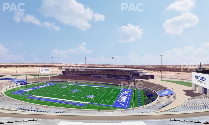 Falcon Stadium - Section U 3 Seat View