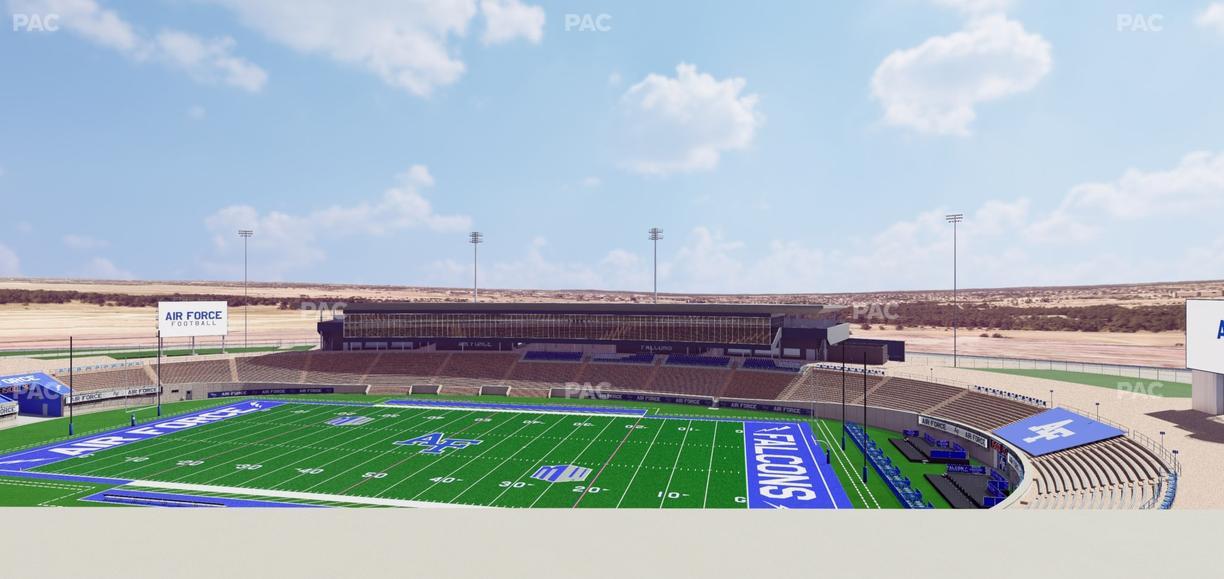 Falcon Stadium - Section U 4 Seat View