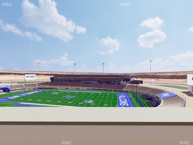 Falcon Stadium - Section U 4 Seat View