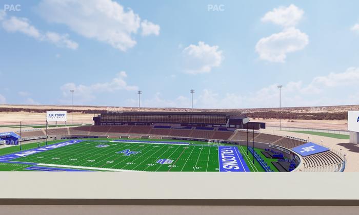 Falcon Stadium - Section U 4 Seat View