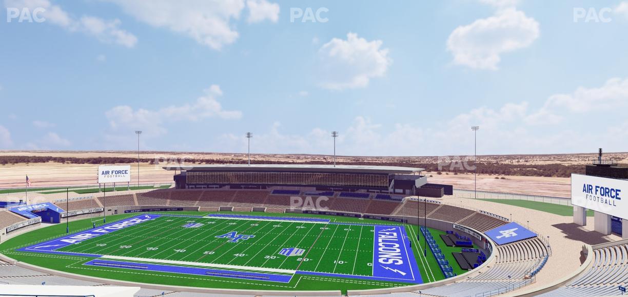 Falcon Stadium - Section U 4 Seat View