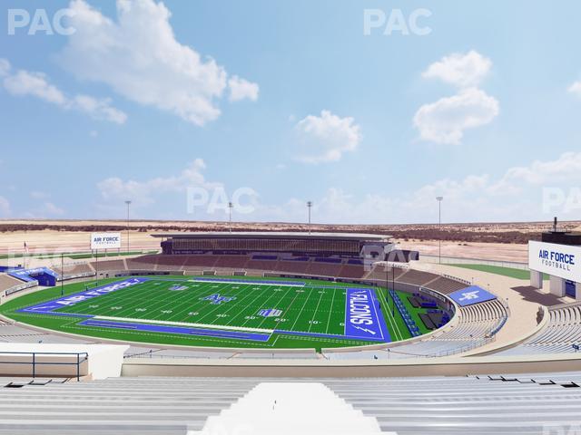 Falcon Stadium - Section U 4 Seat View