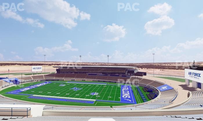 Falcon Stadium - Section U 4 Seat View