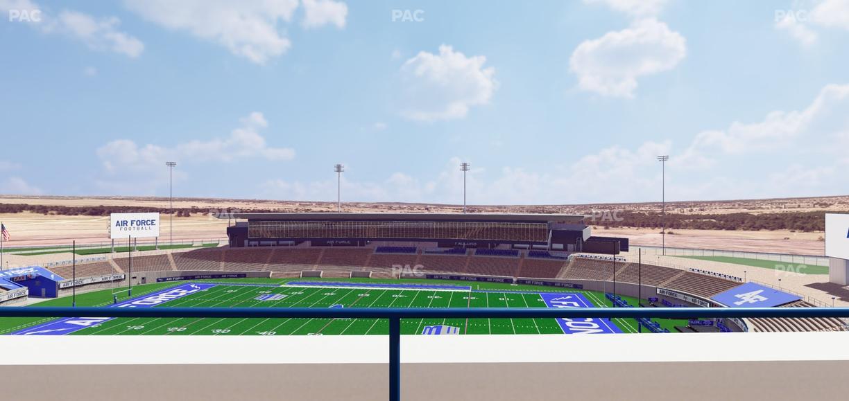 Falcon Stadium - Section U 5 Seat View