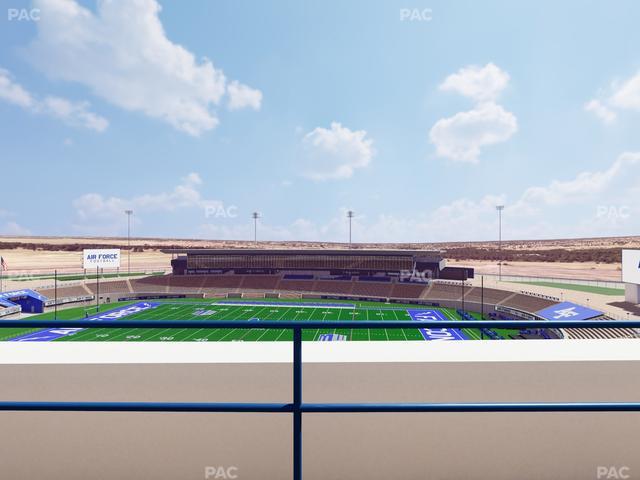 Falcon Stadium - Section U 5 Seat View