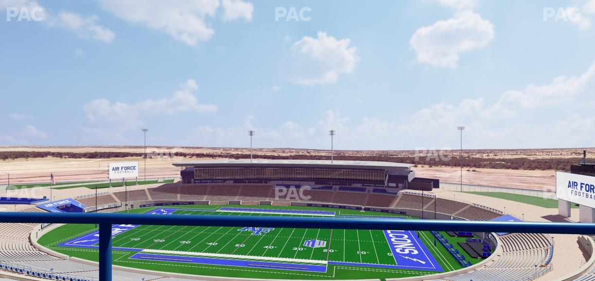 Falcon Stadium - Section U 5 Seat View