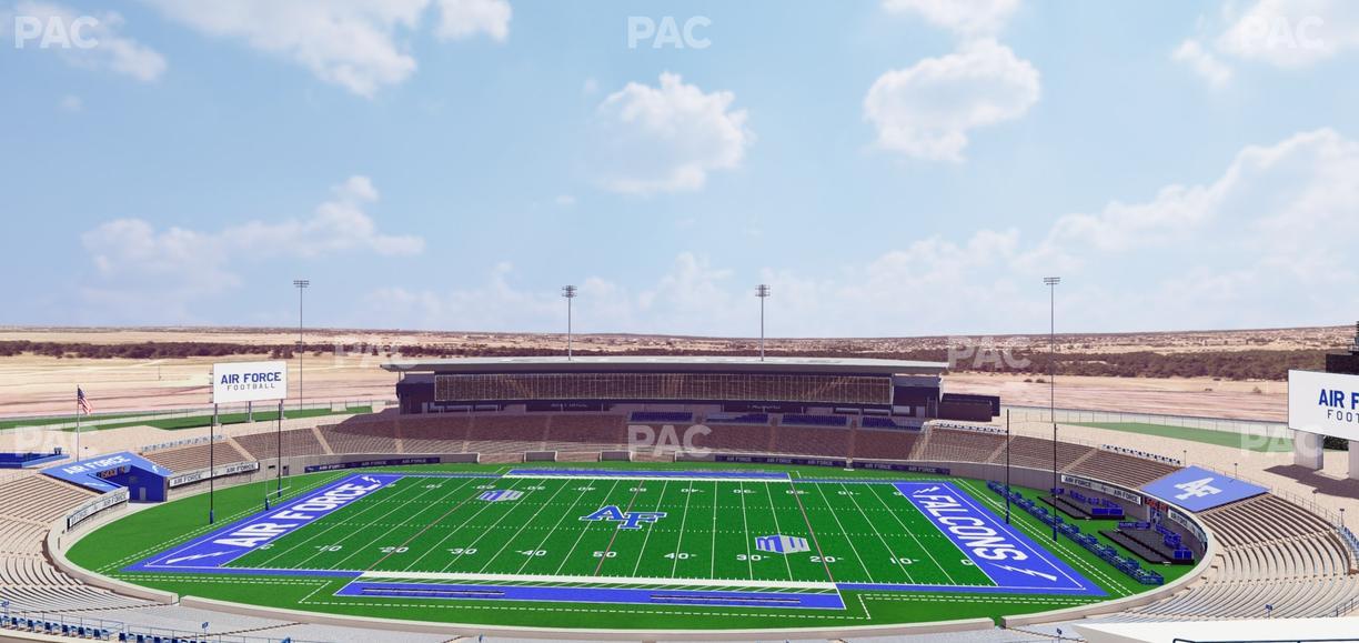 Falcon Stadium - Section U 6 Seat View