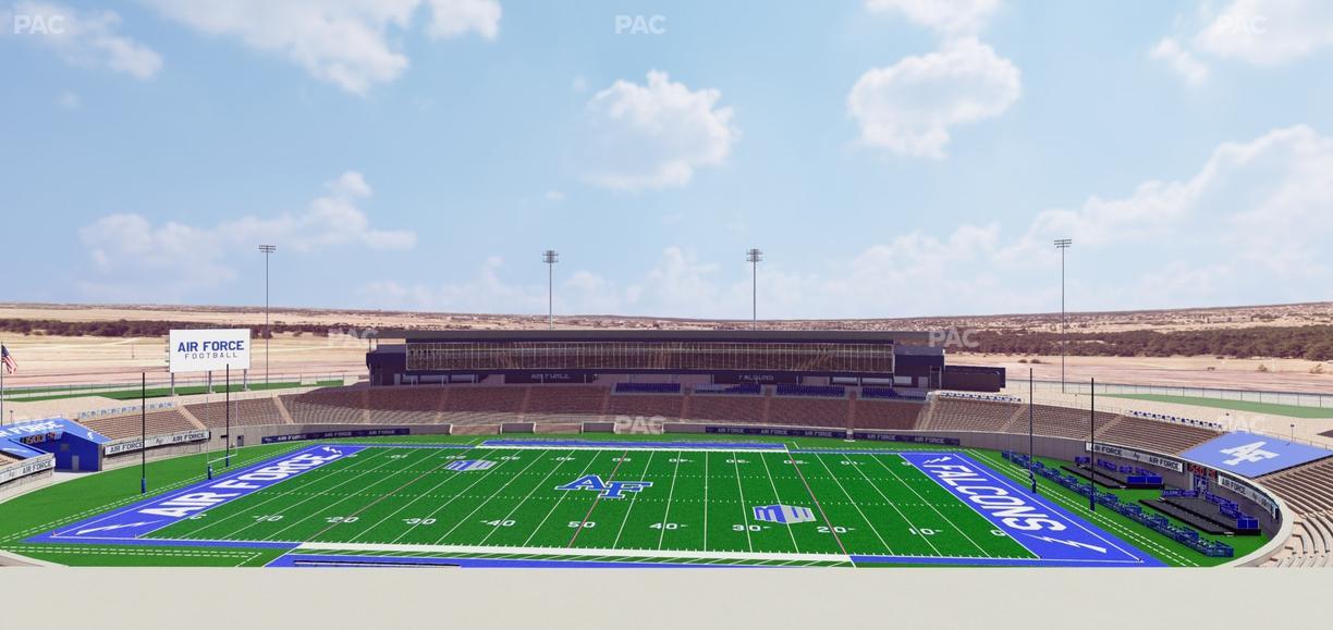 Falcon Stadium - Section U 6 Seat View