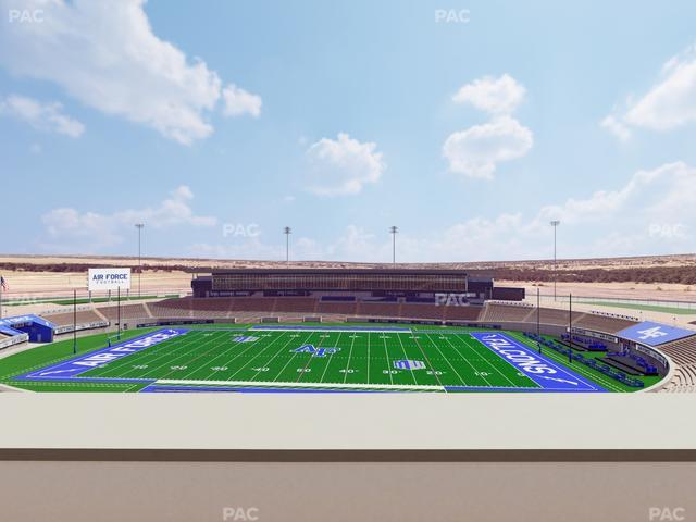 Falcon Stadium - Section U 6 Seat View