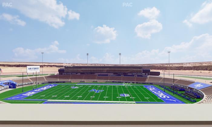 Falcon Stadium - Section U 6 Seat View