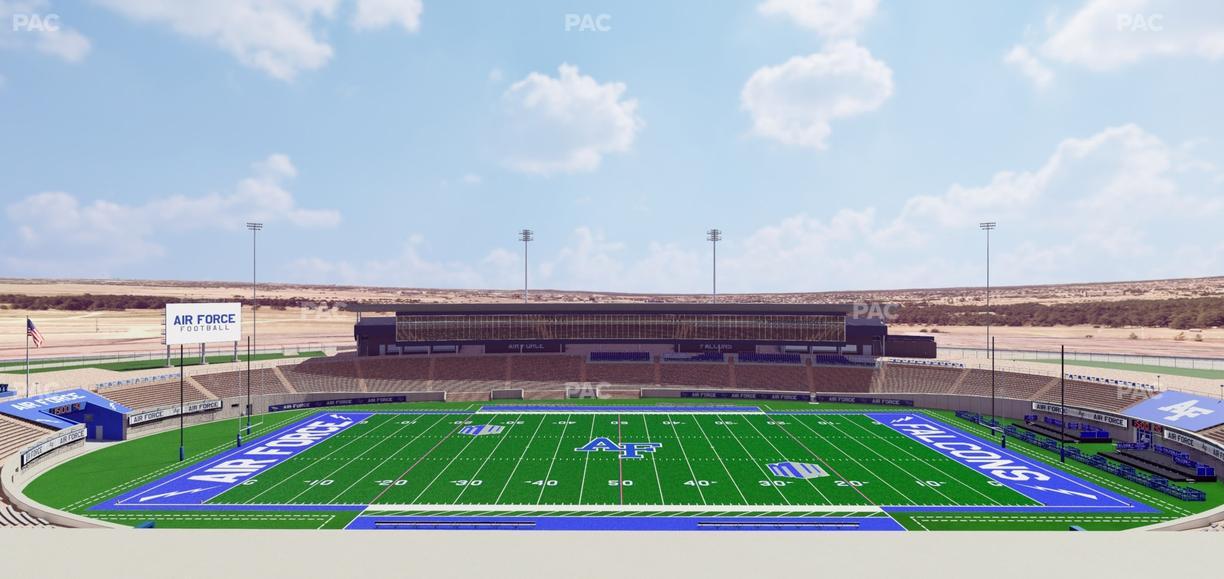 Falcon Stadium - Section U 7 Seat View