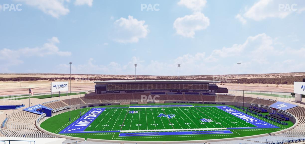 Falcon Stadium - Section U 8 Seat View