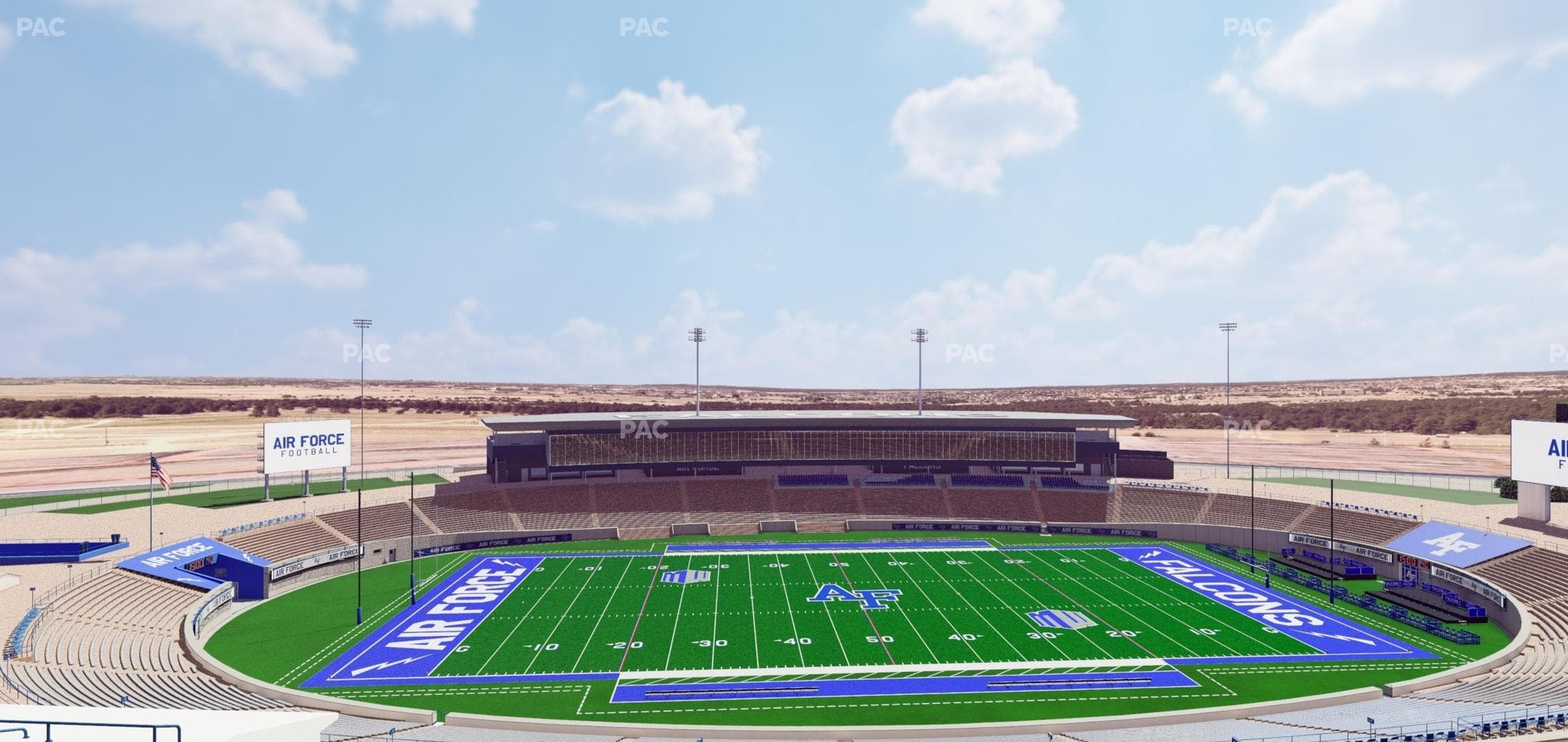 Falcon Stadium - Section U 8 Seat View