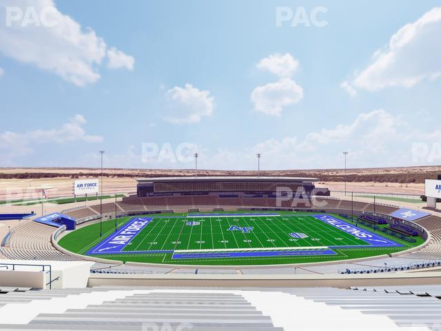 Falcon Stadium - Section U 8 Seat View
