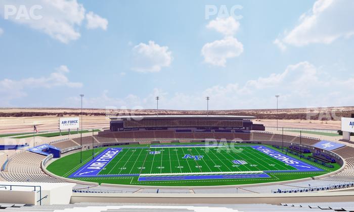 Falcon Stadium - Section U 8 Seat View