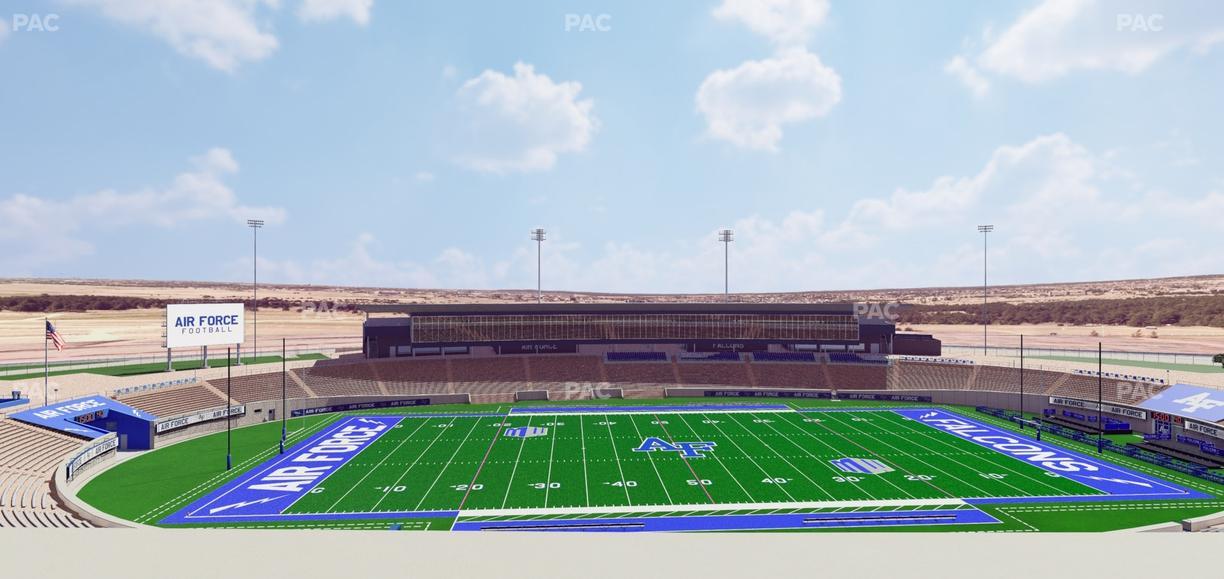 Falcon Stadium - Section U 8 Seat View