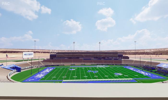Falcon Stadium - Section U 8 Seat View