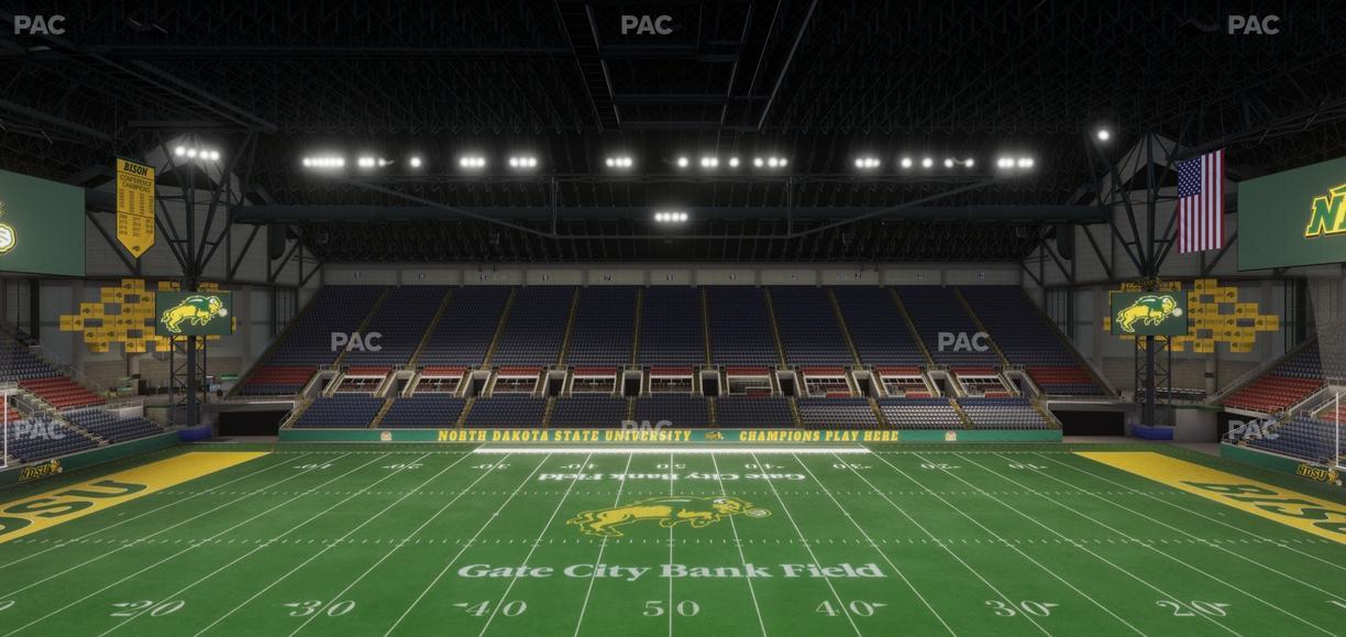Fargodome - Section Elevated 1 Seat View