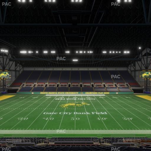 Fargodome - Section Elevated 1 Seat View