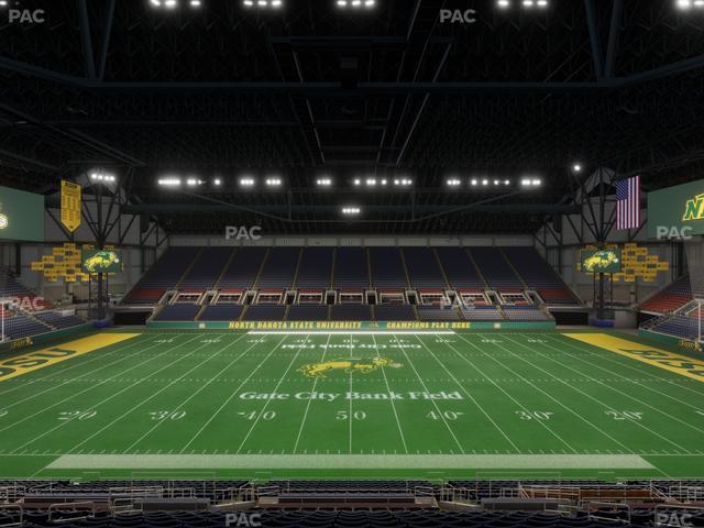 Fargodome - Section Elevated 1 Seat View