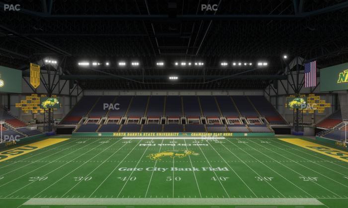 Fargodome - Section Elevated 1 Seat View