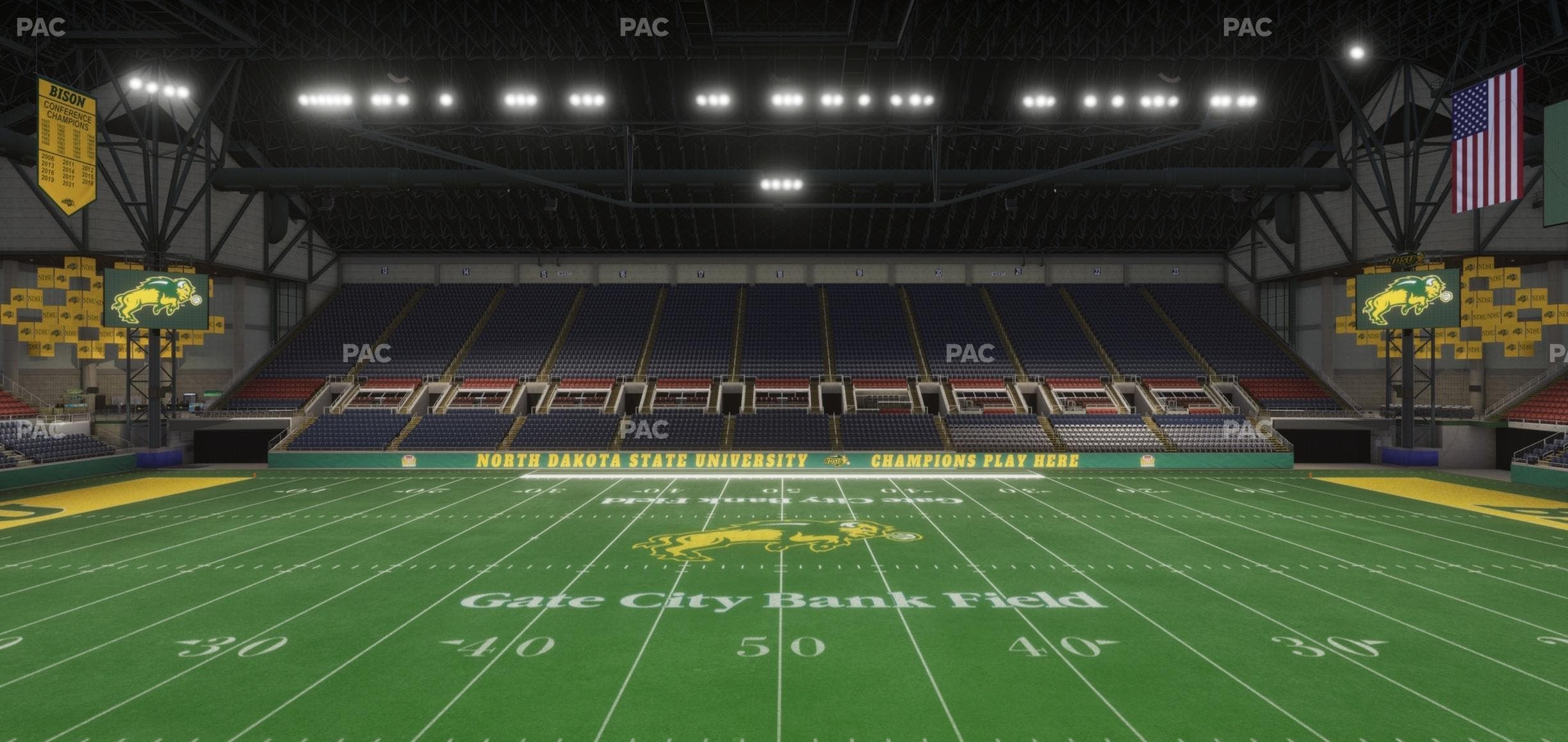 Fargodome - Section Elevated 1 Seat View
