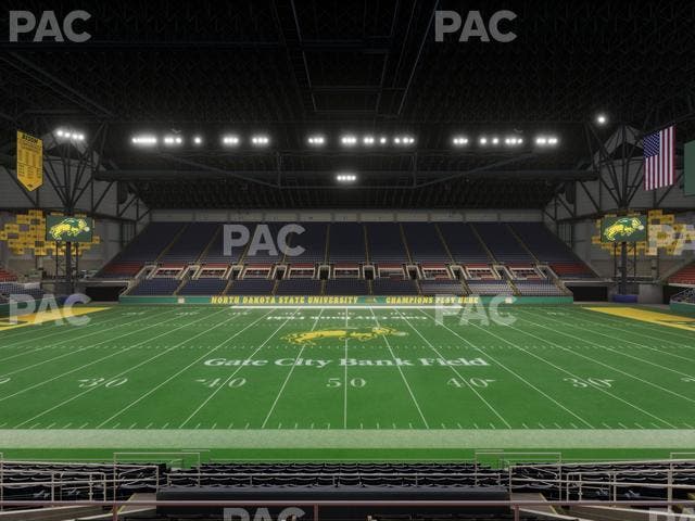 Fargodome - Section Elevated 1 Seat View