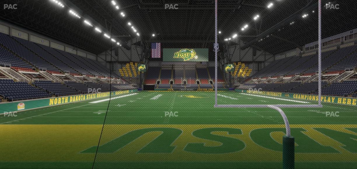 Fargodome - Section Elevated 10 Seat View