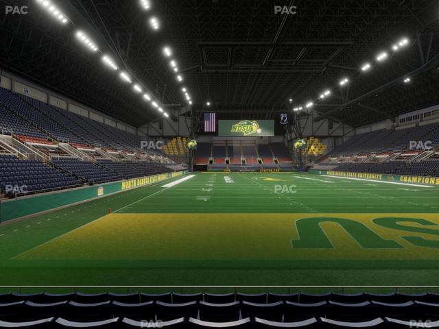 Fargodome - Section Elevated 11 Seat View