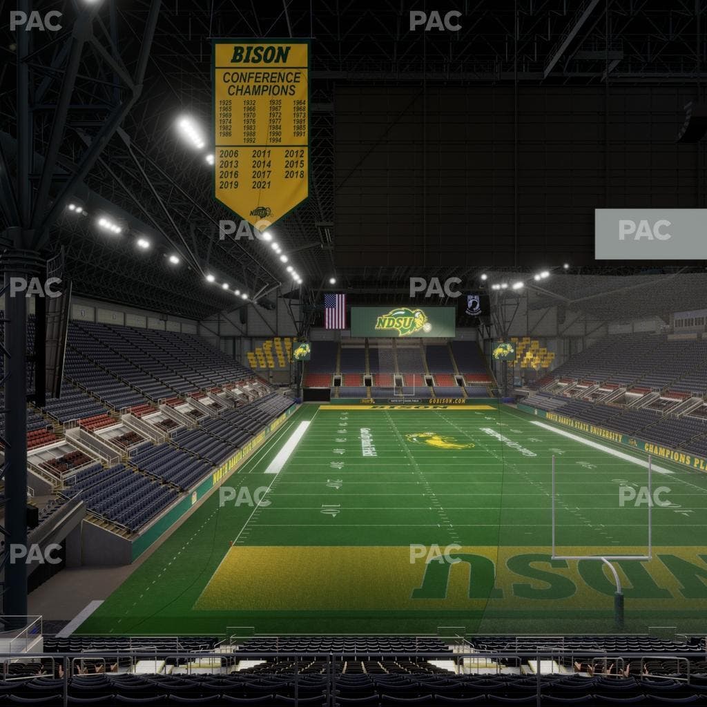 Fargodome - Section Elevated 11 Seat View