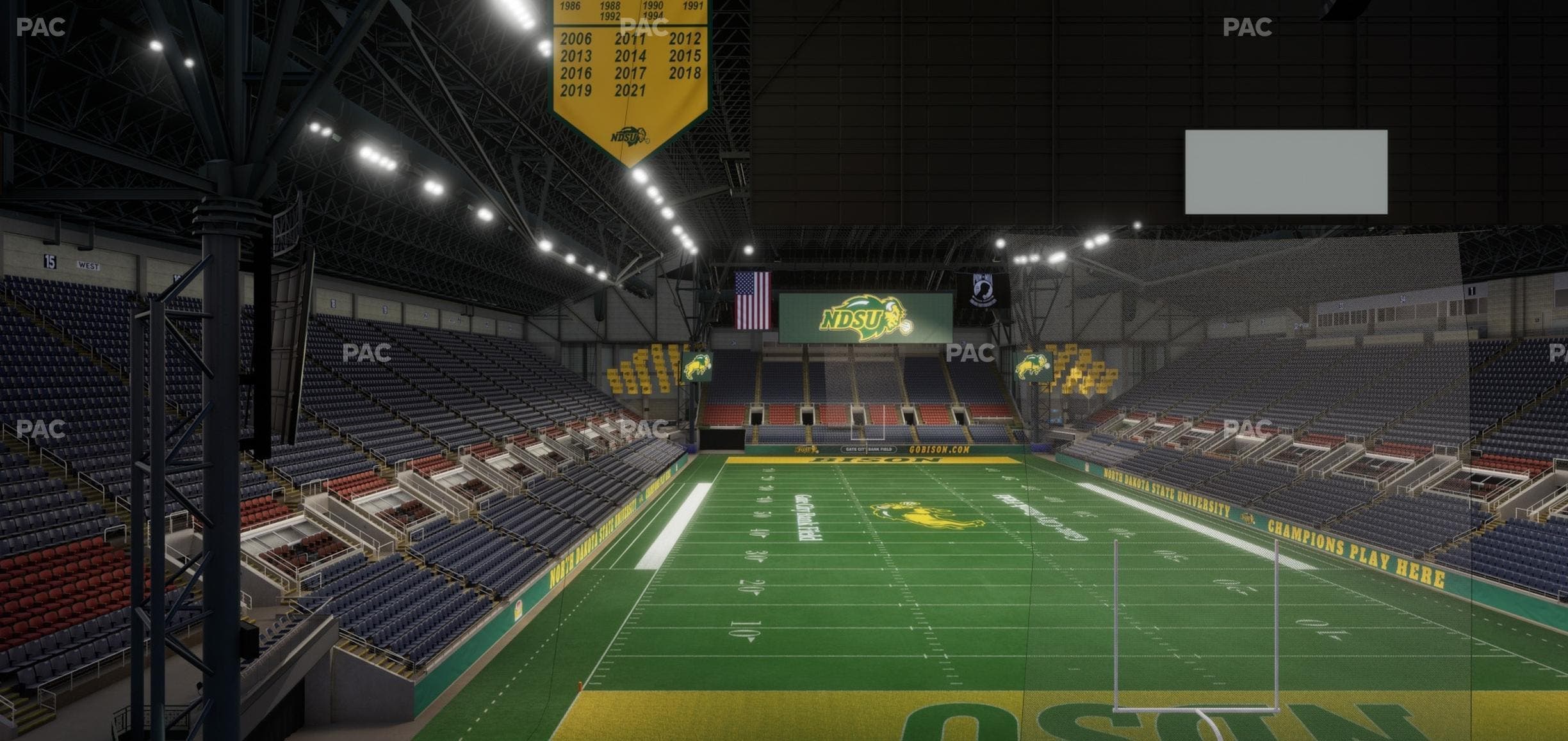 Fargodome - Section Elevated 11 Seat View