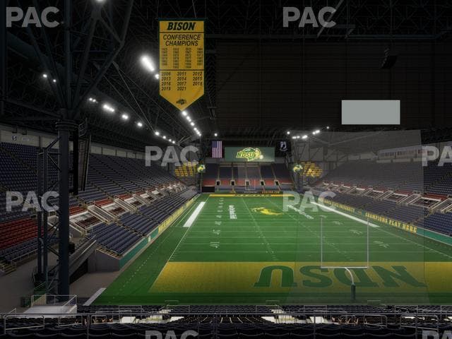 Fargodome - Section Elevated 11 Seat View