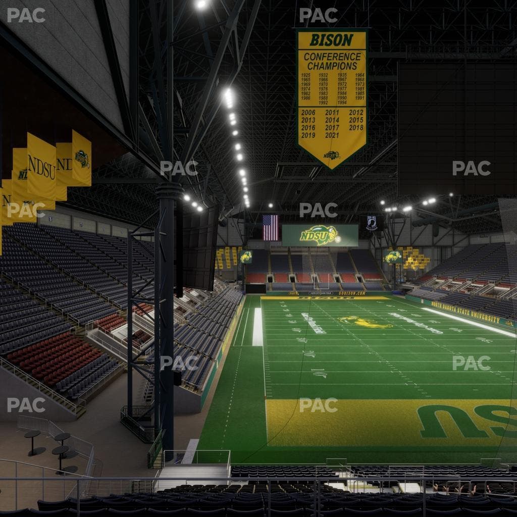Fargodome - Section Elevated 12 Seat View