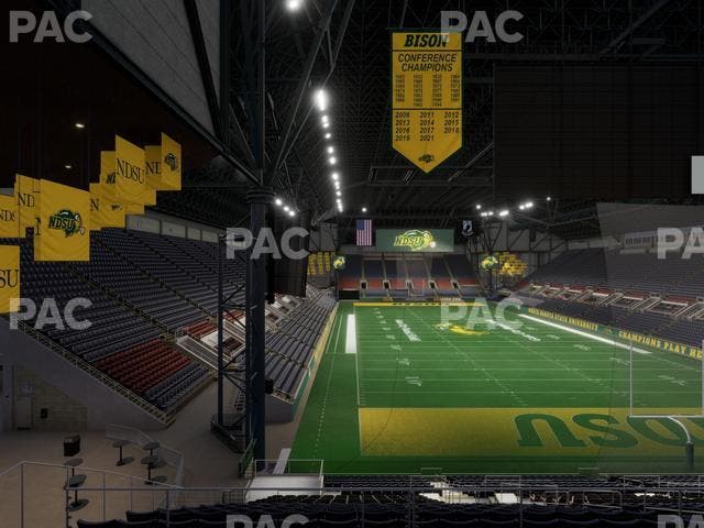 Fargodome - Section Elevated 12 Seat View