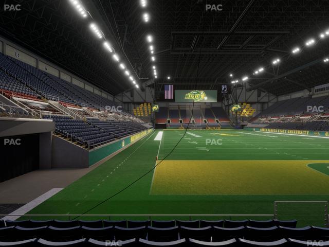 Fargodome - Section Elevated 12 Seat View